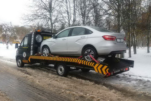 Эвакуация легковых автомобилей